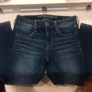 American Eagle high rise skinny jeans